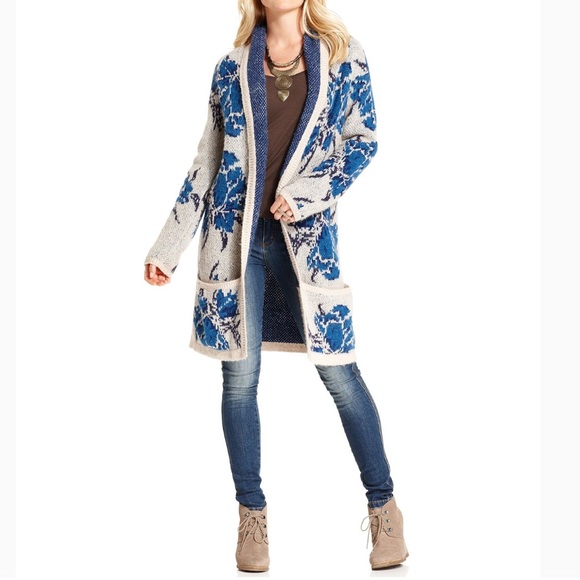 free people flower power cardigan